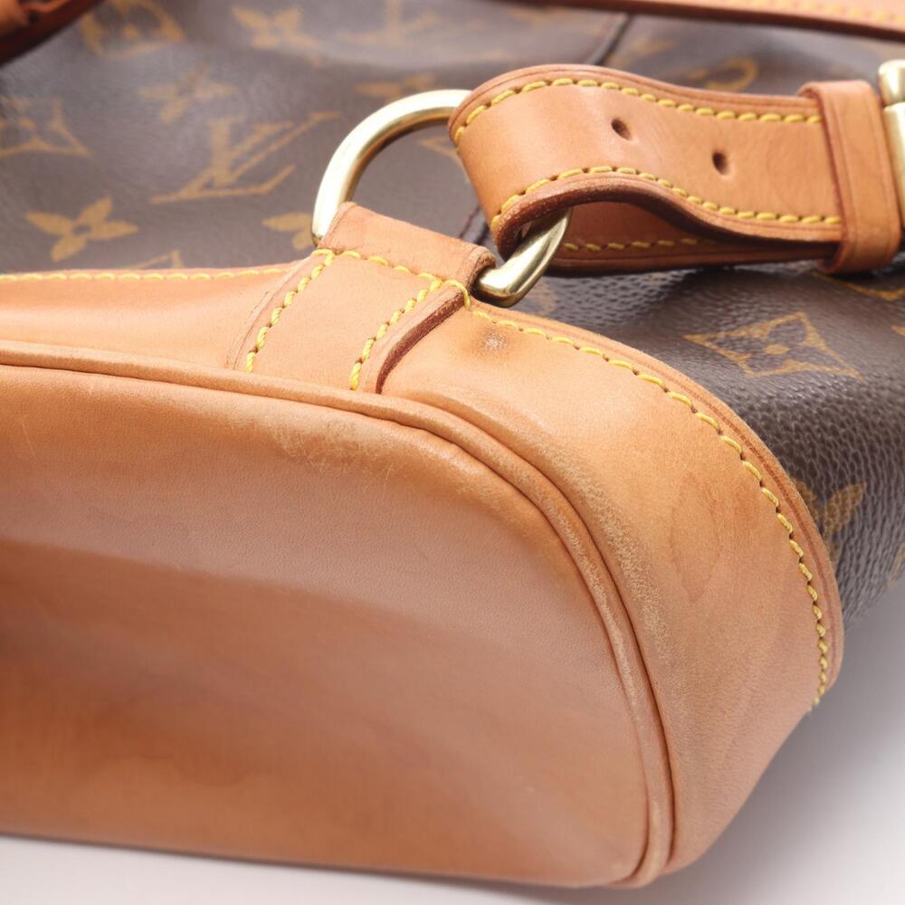Louis Vuitton Montsouris Backpack Bag Leather Brown - Picture 10 of 11